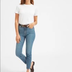 EVERLANE classic Cotton Crew, size L